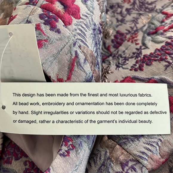 NWT AIDAN MATTOX Jacquard open back Dress Lilac. 6 party cruise wedding … - Picture 14 of 14